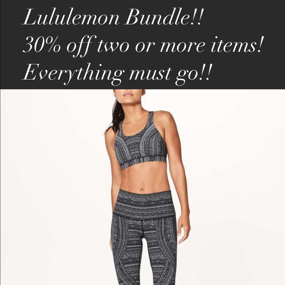 Lululemon Bundle 30% off two or more items!!!